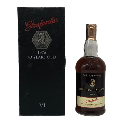 【同梱不可】グレンファークラス 40年 1976 リッツカールトン20周年 40% 700ml Glenfarclas スコッチウイスキー【X1】