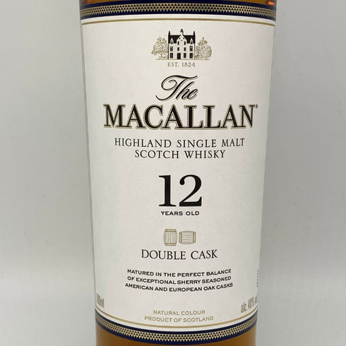 ザ マッカラン 12年 ダブルカスク 700ml 40% The MACALLAN 箱付 スコッチウイスキー【I2】