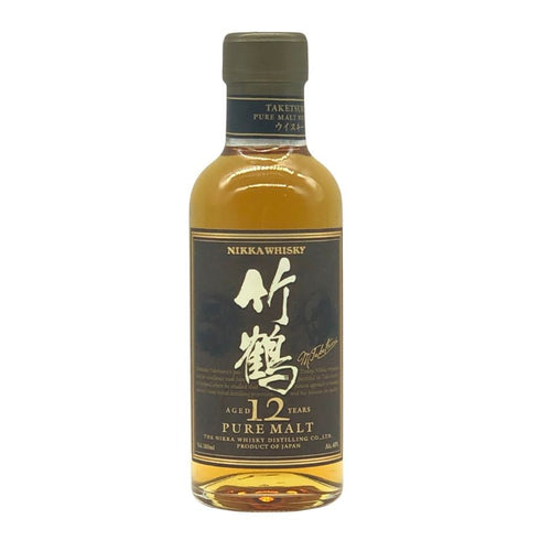 東京都限定◆ニッカ 竹鶴 12年 ピュアモルト ベビーボトル 180ml 40% NIKKA 【F3】