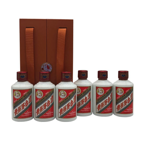 貴州茅台酒 マオタイ酒 天女ラベル 2023 100ml 53% 6本セット 中国酒1640g【R0】