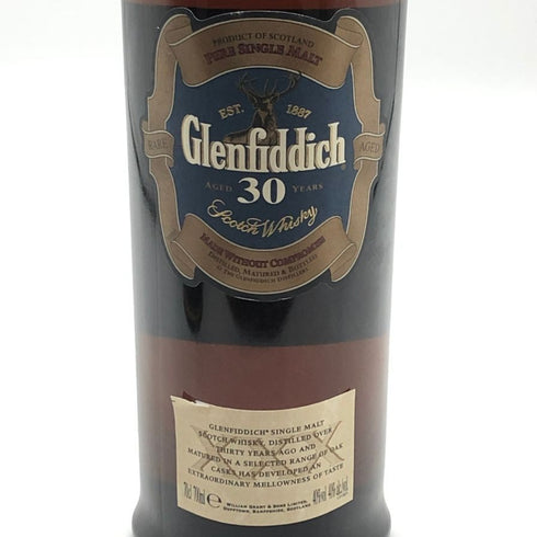 グレンフィディック 30年 40% 700ml Glenfiddich スコッチウイスキー【H3】