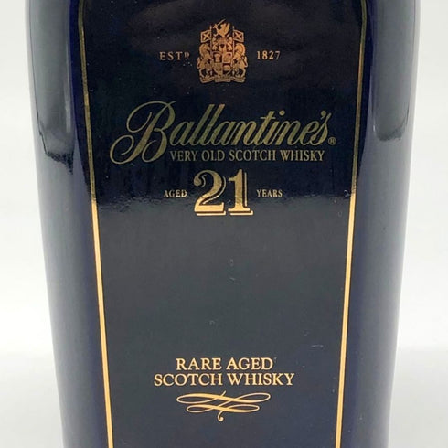 バランタイン 21年 陶器ボトル 700ml 43% Ballantine's スコッチウイスキー1453g【Y】