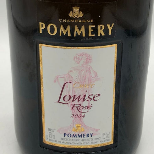 ポメリー キュヴェ ルイーズ ロゼ 2004 750ml 12.5% シャンパン POMMERY シャンパン【N0】
