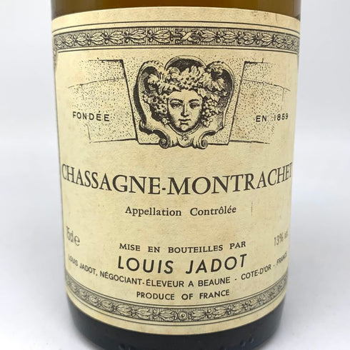 ルイ ジャド シャサーニュ モンラッシェ 1990 750ml 13% LOUIS JADOT CHASSAGNE-MONTRACHET 白ワイン【H4】