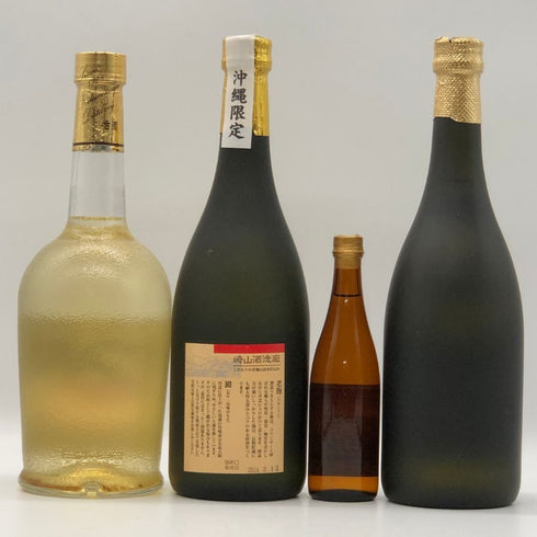 【泡盛4本セット】サザンバル&老麹泡盛&いりおもて&泡波 720ml&100ml 25~40% 泡盛【7-0】