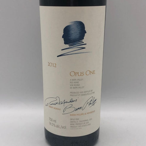 オーパスワン 2012 750ml 14.5% OPUS ONE カリフォルニアワイン【J1】