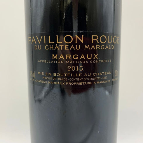 パヴィヨン ルージュ デュ シャトー マルゴー 2015 750ml 14% Pavillon Rouge du Chateau Margaux 【Y1】