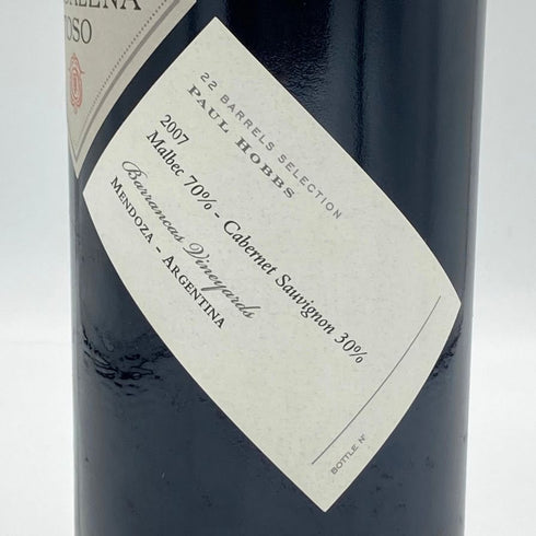 マグダレナ トソ リミテッド 22 2007 750ml 14% MAGDALENA TOSO LIMITED 赤ワイン【W4】