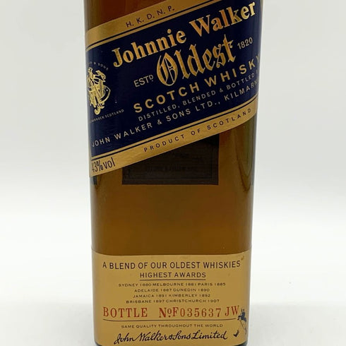 ジョニーウォーカー オールデスト ブルーラベル 750ml 43% Johnnie Walker Oldest スコッチウイスキー【O2】