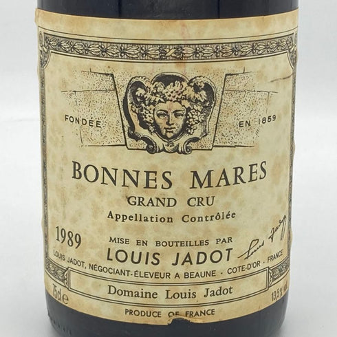 ルイジャド ボンヌマール グランクリュ 1989 750ml 13.5% LOUIS JADOT ブルゴーニュワイン【K】