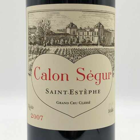 シャトー カロン セギュール 2007 750ml 12.5% Chateau Calon Segur ボルドーワイン【A4】