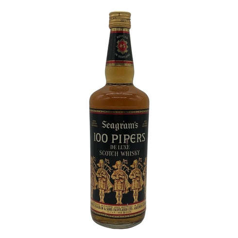 シーグラム 100 パイパーズ デラックス 750ml 43% Seagram's 100 PIPERS DE LUXE スコッチウイスキー【E1】