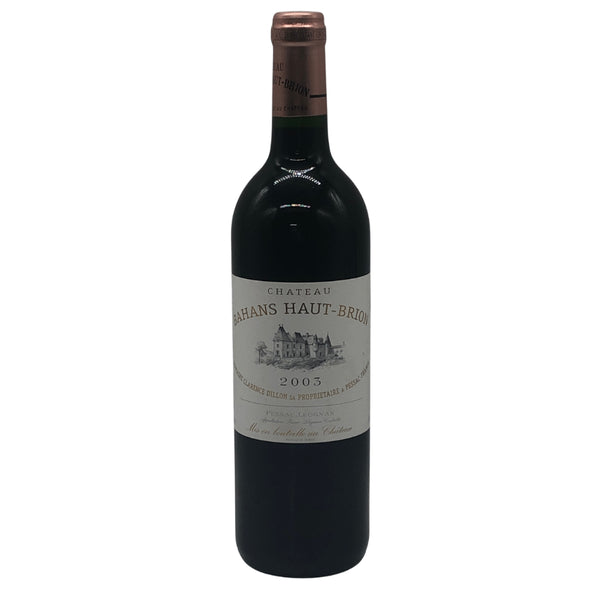 シャトー バーン オー ブリオン 2003 750ml 12.5% Chateau Bahans Haut-Brion ボルドーワイン【R2】