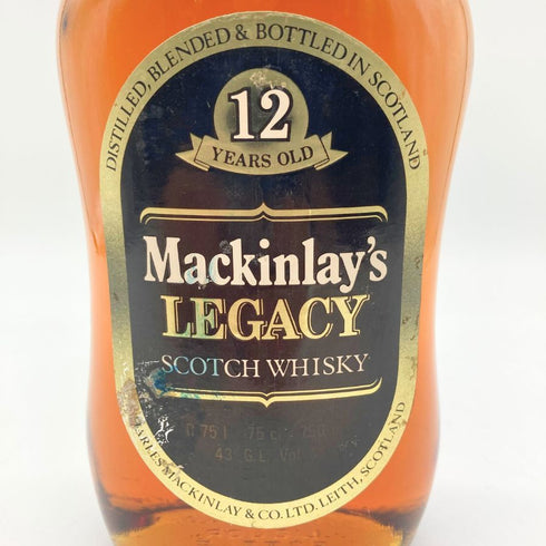 マッキンレー レガシー 12年 750ml 43% MACKINLAY'S LEGACY 【F2】