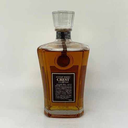 東京都限定◆サントリー クレスト 12年 向獅子マーク 700ml 43% SUNTORY 【C】