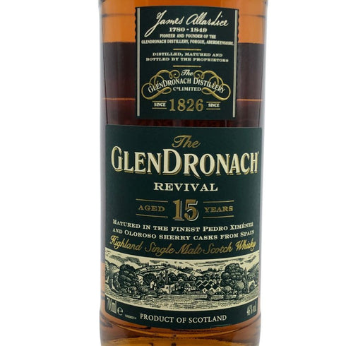 グレンドロナック 15年 リバイバル 46% 700ml GLENDRONACH スコッチウイスキー【F3】