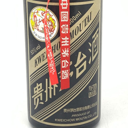 貴州茅台酒 マオタイ酒 天女ラベル 黒陶器ボトル 2016 500ml 53% MOUTAI KWEICHOW 中国酒934g【J4】