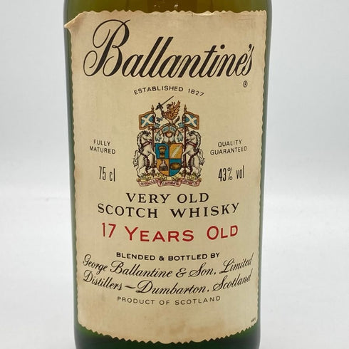 バランタイン 17年 ベリーオールド 青青紋章 750ml 43% Ballantine's スコッチウイスキー【K4】
