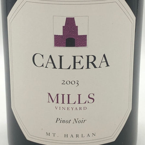カレラ ミルズ ヴィンヤード マウント ハーラン ピノノワール 2003 14.5% 750ml CALERA カリフォルニアワイン【A4】