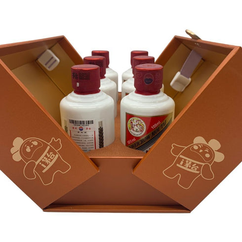 貴州茅台酒 マオタイ酒 天女ラベル 2023 100ml 53% 6本セット 中国酒282g【P4】