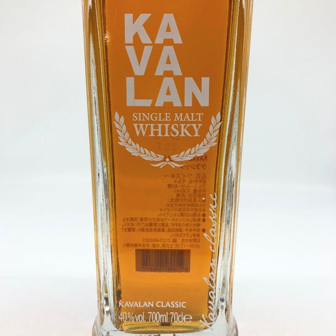 カバラン クラシック シングルモルト 700ml 40% KAVALAN CLASSIC ウイスキー【G4】