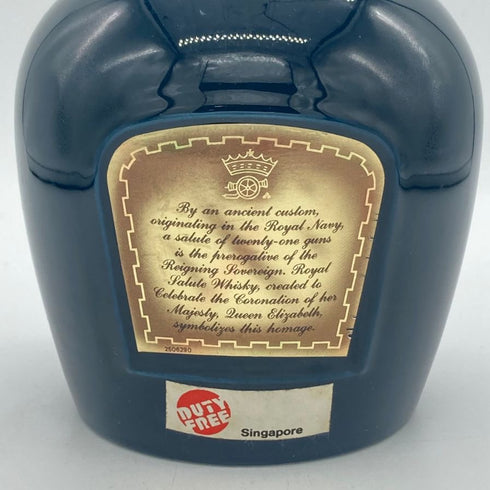 シーバス ブラザーズ ロイヤルサルート 21年 青陶器 1000ml 40% CHIVAS BROTHERS ROYAL SALUTE スコッチウイスキー【B1】