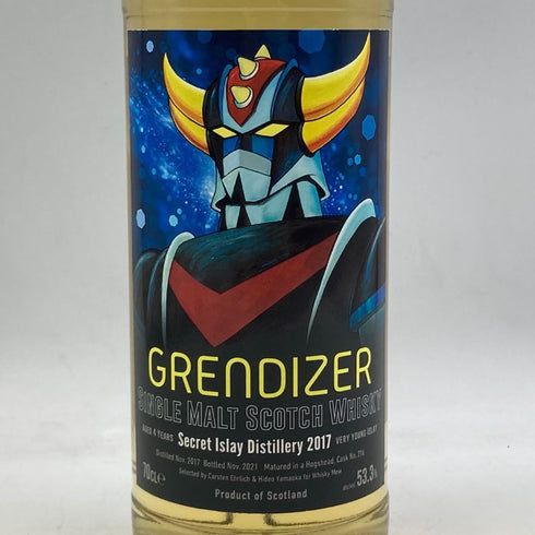 ウイスキーミュウ シークレットアイラ 4年 2017 UFOロボ グレンダイザー 700ml 53.3% スコッチウイスキー【W1】