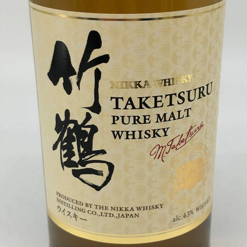 ニッカ 竹鶴 ピュアモルト 白ラベル 700ml 43% NIKKA スコッチウイスキー【K2】
