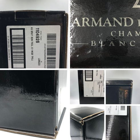 アルマンド ブリニャック ブランドノワール ブラック 750ml 12.5% ARMAND DE BRIGNAC BLANC DE NIOR シャンパン【同梱不可】【Q4】