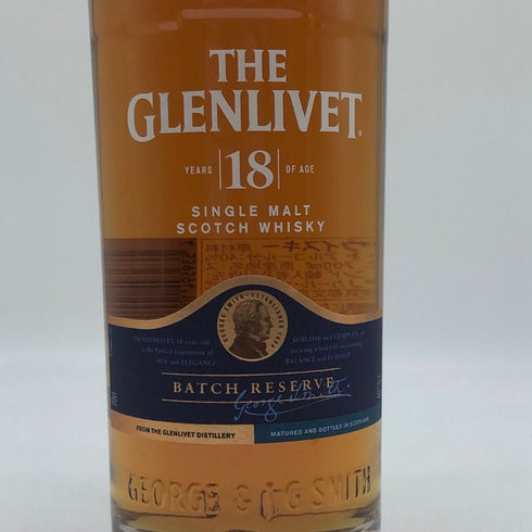 グレンリベット 18年 バッチリザーブ 700ml 40% GLENLIVET スコッチウイスキー【S2】