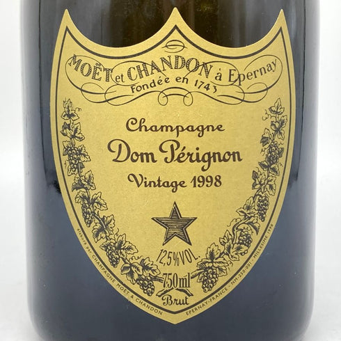 ドンペリニヨン 白 ヴィンテージ 1998 Dom Pérignon Vintage シャンパン【A1】