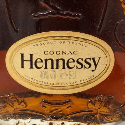 ヘネシー XO 50ml 40% 金キャップ 台座付き HENNESSY コニャック【J2】