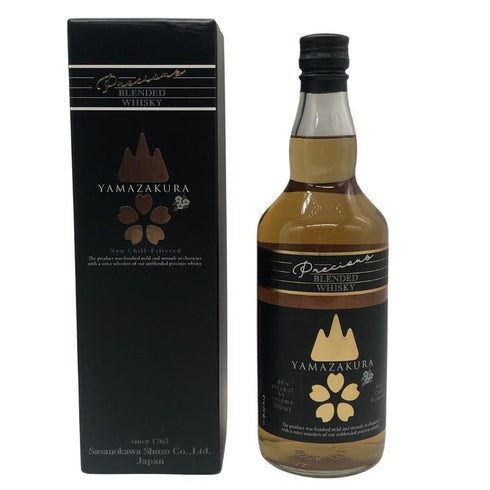 東京都限定◆安積蒸留所 ブレンデッドウイスキー山桜 黒ラベル 700ml 46% YAMAZAKURA 【H2】