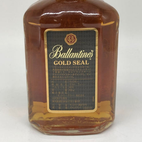 バランタイン 12年 ゴールドシール 700ml 40% Ballantine's GOLD SEAL スコッチウイスキー【V1】