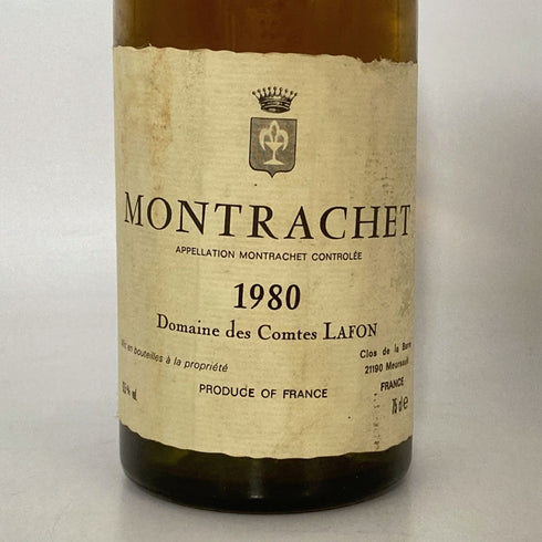 コント ラフォン モンラッシェ 1980 750ml 14% Comtes Lafon Montrachet 白ワイン【Q4】