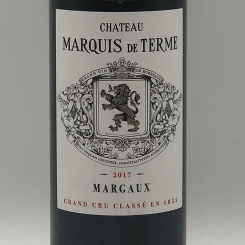 シャトー マルキ ド テルム マルゴー 2017 750ml 12.5% CHATEAU MARQUIS DE TERME MARGAUX ボルドーワイン【J4】