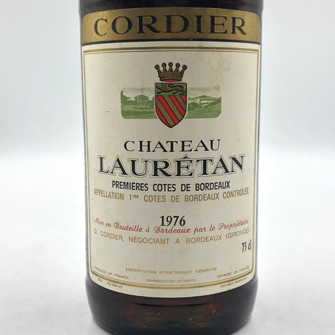 コーディア シャトー ラウレタン 1976 730ml 14 % CORDIER CHATEAU LAURETAN ボルドーワイン【F】