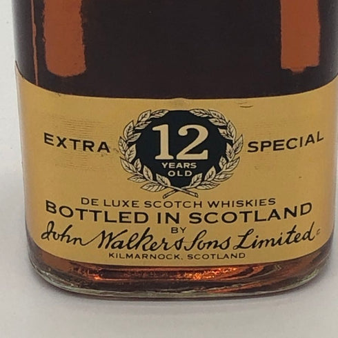 ジョニーウォーカー ブラックラベル エクストラスペシャル 12年 黒金キャップ 750ml 43% Johnnie Walker BLACK LABEL EXTRA SPECIAL スコッチウイスキー【B1】