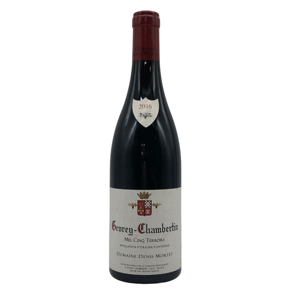 ドメーヌ ドニ モルテ ジュヴレ シャンベルタン メ サンク テロワール 2016 750ml 13% Dom. Denis Mortet Gevrey Chambertin Mes Cinq Terroirs ブルゴーニュワイン【H4】