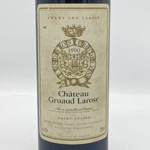 シャトー グリュオ ラローズ サンジュリアン 1990 750ml 12.5% CHATEAU GRUAUD LAROSE ボルドーワイン【R2】