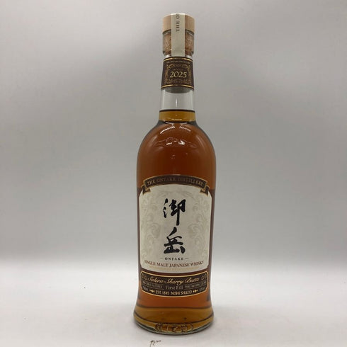 東京都限定◆西酒造 御岳 2025 シングルモルト ソラレ シェリー バット 700ml 43% ONTAKE SINGLE MALT 【B4】