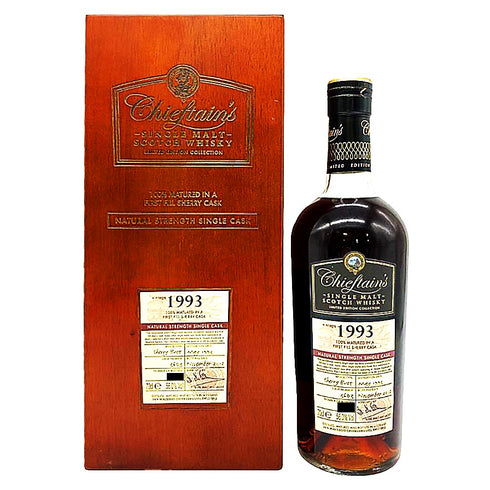 チーフタンズ イアン マクロード 1993-2012 リミテッド エディション シェリーバット 56% 700ml Chieftans Ian Macleod スコッチウイスキー【J】