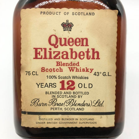 クィーン エリザベス 12年 ウイスキー特級 43% 750ml Queen Elizabeth スコッチウイスキー【W1】