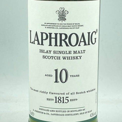 ラフロイグ 10年 750ml 43% LAPHROAIG【SKU】