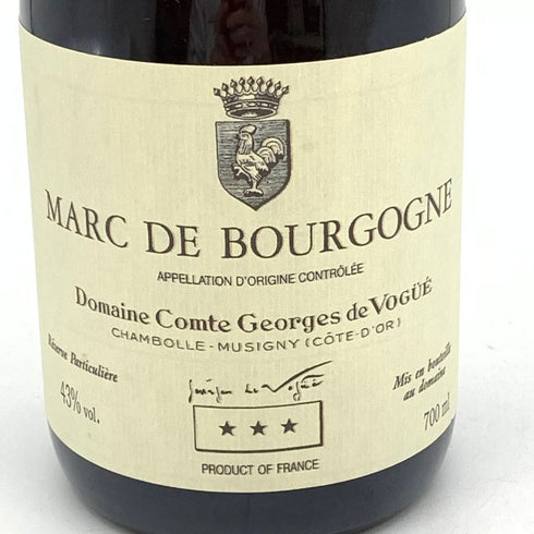 コント ジョルジュ ド ヴォギュエ マール ド ブルゴーニュ 700ml 43% Comte Georges de Vogue Marc de Bourgogne ブランデー【M】