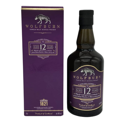 ウルフバーン 12年 シングルモルト 700ml 46% WOLFBURN スコッチウイスキー【M0】