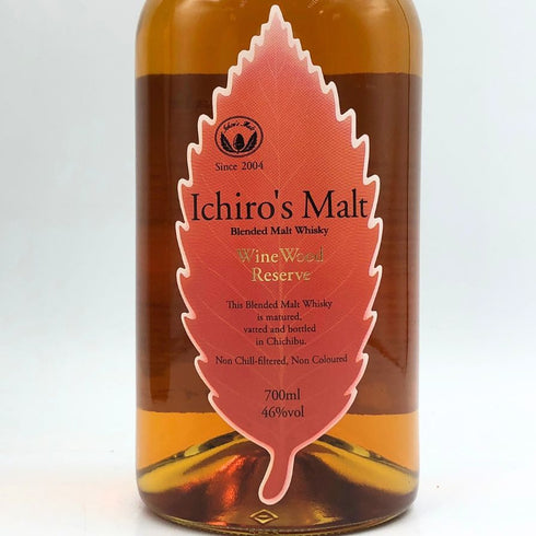 東京都限定◆ベンチャーウイスキー イチローズモルト ワインウッドリザーブ 700ml 46% Ichiro's Malt Wine Wood Reserve 【K4】