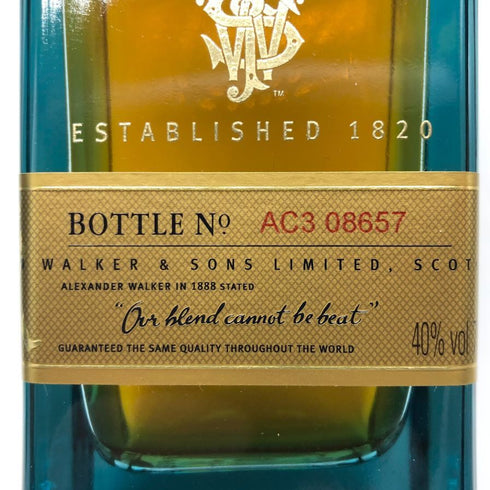 ジョニーウォーカー ブルーラベル 750ml 40% Johnnie Walker スコッチウイスキー【I1】