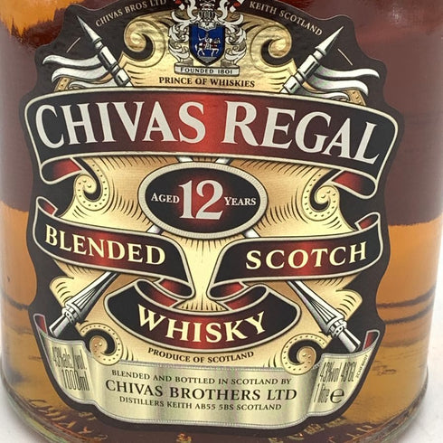 シーバスリーガル 12年 1801 1000ml 43% CHIVAS REGAL 【E4】