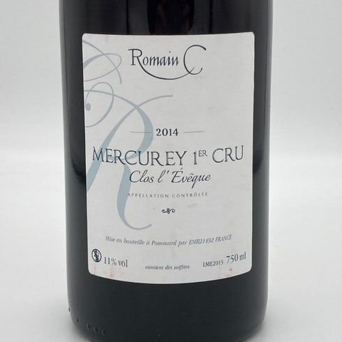 ロマン セー メルキュレイ プルミエ クリュ クロ レヴェック ルージュ 2014 750ml 11% Romain C ブルゴーニュワイン【J】